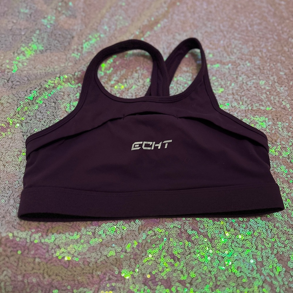 ECHT Sports Bra Purple Size Small